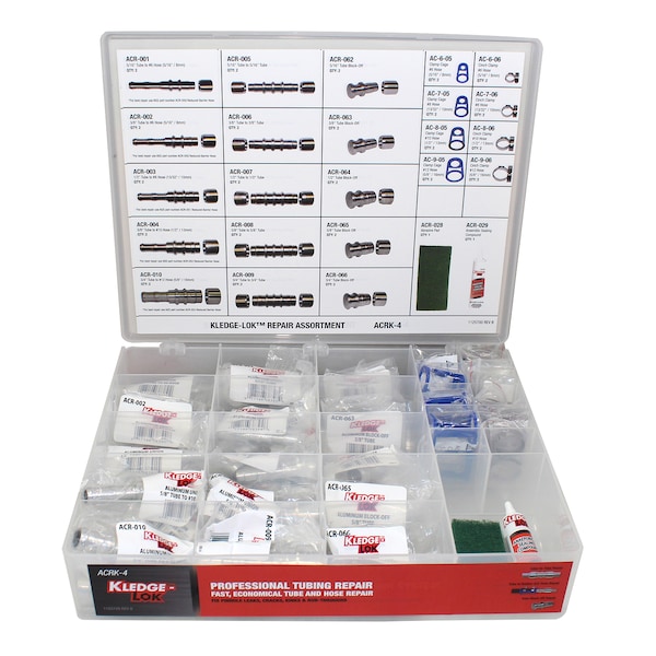 Ags KLEDGE-LOK A/C Repair Assortment ACRK-4 - main